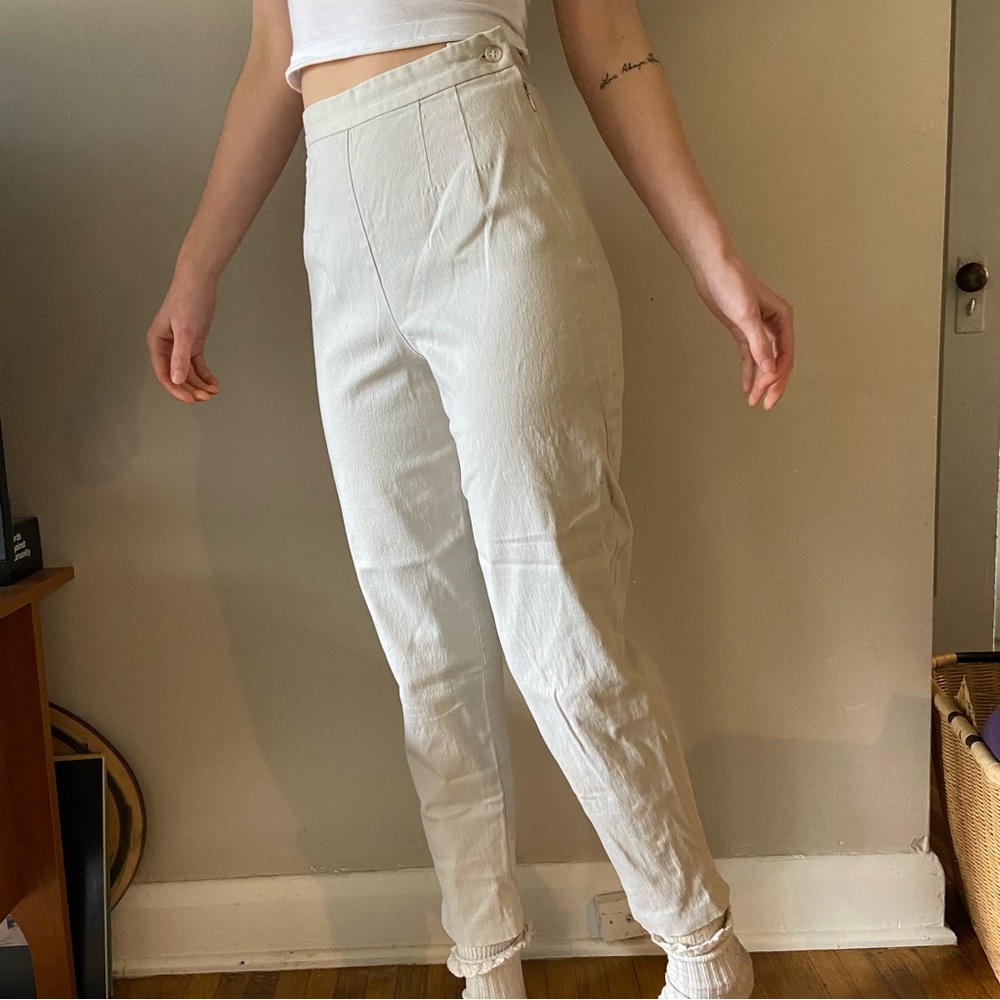 Cream trouser